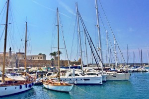 Alghero Port with Yachts