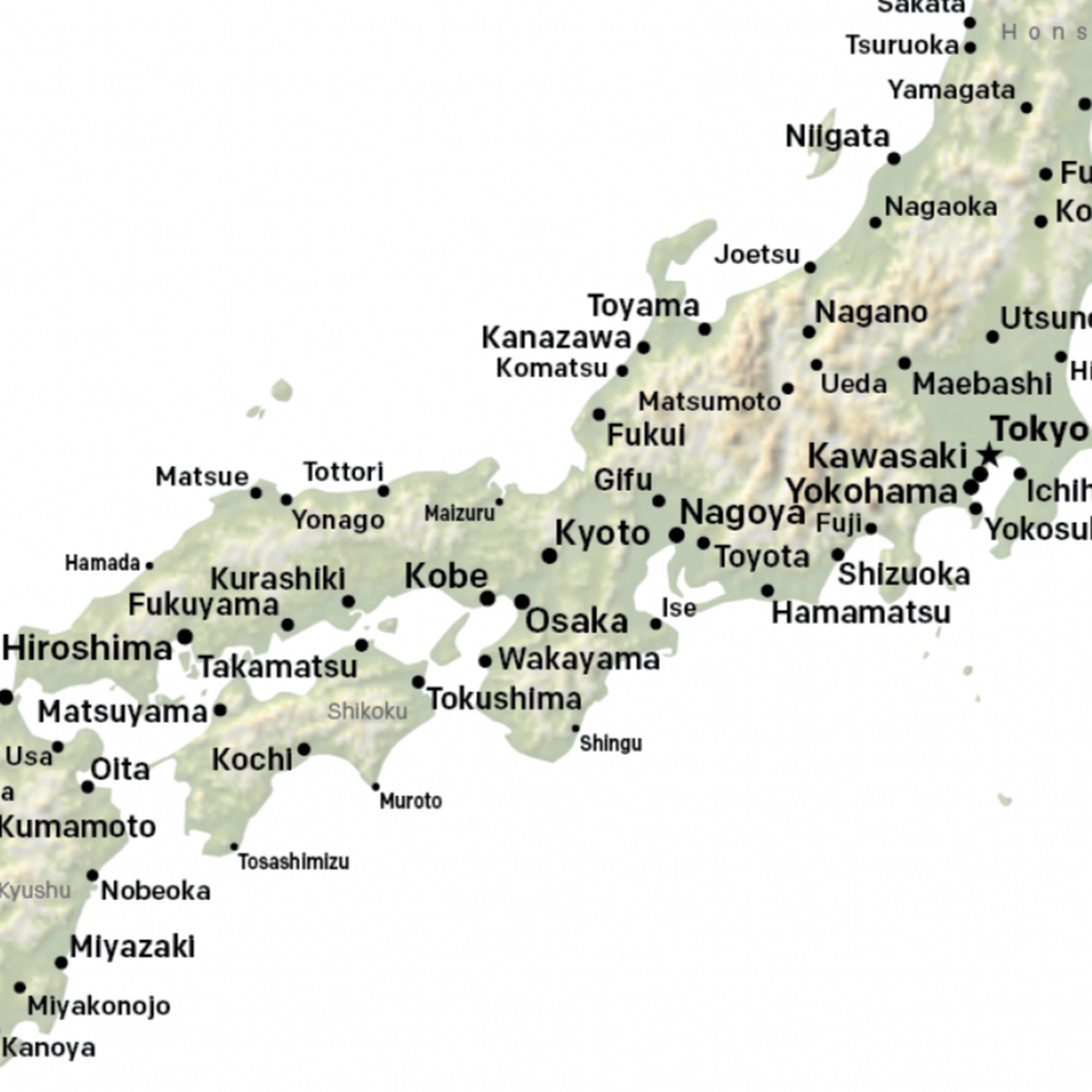 Japan - Honshu (south)