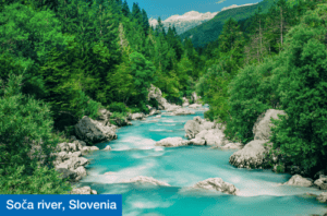 Soča river in Slovenia