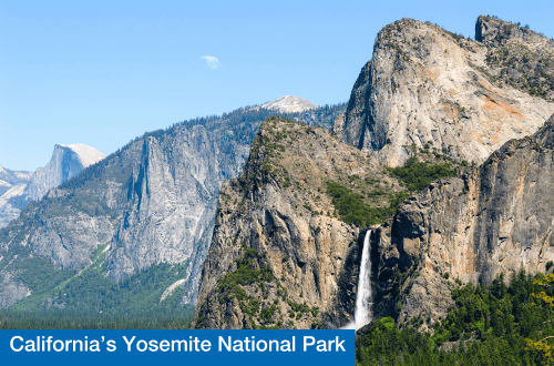 Yosemite National Park, where to travel in August