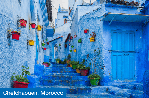 The Blue City, Morocco, where to travel in September, best places to visit