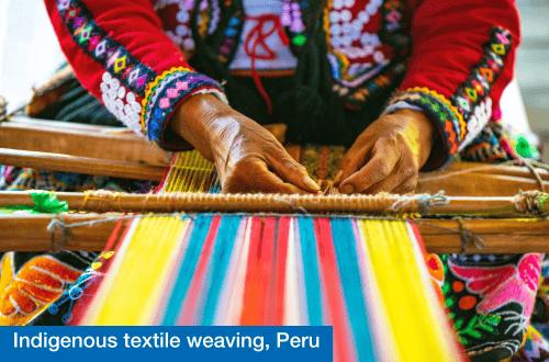 textile weaving, Machu Picchu