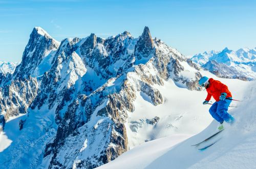 chamonix, france, best skiing in europe